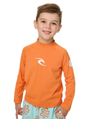 Rip Curl Boys' Waves UPF 50+ Long Sleeve Rash Guard (Big Kid)