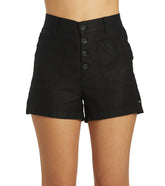 Hurley Women's Solid Button Front Short