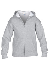 Gildan Youth Heavy Blend Full-Zip Hooded Sweatshirt
