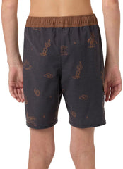 O'Neill Boys' Hermosa Phantom Retro 16" Elacstic Waist Swim Trunk (Big Kid)