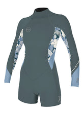 O'Neill Women's 2/1mm Bahia Back Zip Long Sleeve Springsuit Wetsuit