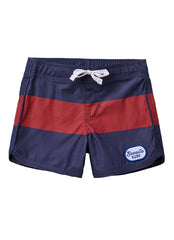 Seaesta Surf Boys' Scallop Stand Patch Retro Flare Board Short (Toddler, Little Kid, Big Kid)