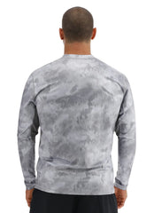 TYR Men's Turbulent SunDefense Long Sleeve UPF 50+ Swim Shirt