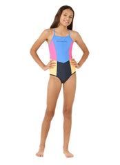 Rip Curl Girls' Block Party One Piece Swimsuit (Big Kid)