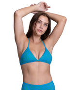 JOLYN Women's Hailey Coasterra Triangle Y Back Detail Bikini Top