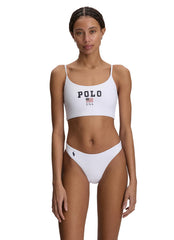 Polo Ralph Lauren Women's USA Logo Cami Crop Top