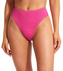 Seafolly Women's Sea Dive High Rise Bikini Bottom