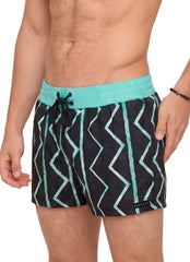 Sauvage Men's Vintage Retro Lycra Swim Trunks