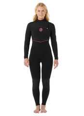 Rip Curl Women's 3/2mm FlashBomb Fusion Chest Zip Fullsuit Wetsuit