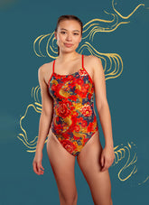 Sporti Limited Edition Dragonfire Micro Back One Piece Swimsuit (26-40)