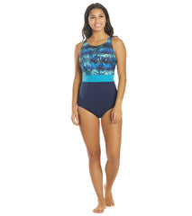 TYR Women's Cabo Belted Controlfit Chlorine Resistant One Piece Swimsuit