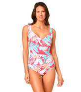 Jantzen Women's Tropic Tides Surplice Mio One Piece Swimsuit