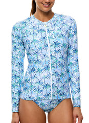 Next by Athena Women's Oasis Detox UPF 50 Long Sleeve Rash Guard