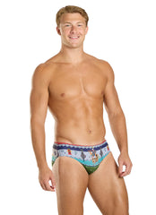 Sporti Granny Sweater Pawliday Cheer Brief Swimsuit (26-40)