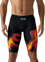 TYR Men's Venzo Infrared High Waist Jammer Tech Suit Swimsuit