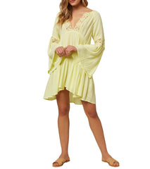 O'Neill Saltwater Solids Bell Sleeve Cover Up