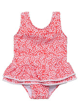 Snapper Rock Girls' Ditsy Bloom One Piece Skirt Swimsuit (Baby, Toddler)