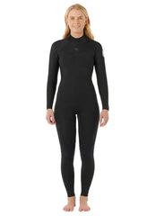 Rip Curl Women's 4/3mm Dawn Patrol Back Zip Fullsuit Wetsuit