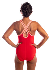 See Her Swim Women's The Butterfly Racerback One Piece Swimsuit