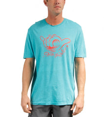 Rip Curl Men's Shaka Mahollow Heather Custom S/S Tee