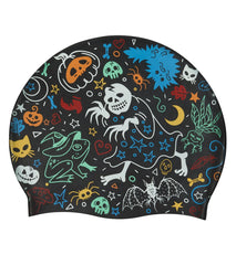 Sporti Limited Edition Halloween Party Silicone Swim Cap