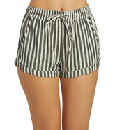 Hurley Women's Herringbone Dolphin Hem Shorts