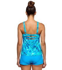 Next by Athena Women's Extend Tulum Tropix Soft Cup Tankini Top