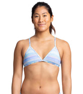 JOLYN Women's Triangle Pearl Beach Bikini Top