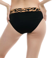 Skye Women's Influence Mid Waist Fold Over Bikini Bottom