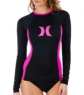 Hurley Women's One & Only Solids L/S Rashguard
