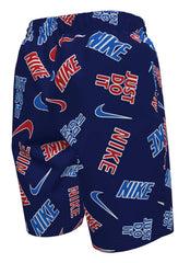 Nike Boys' Breaker Outline 7" Volley Swim Trunk (Big Kid)