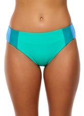 Next by Athena Women's Into The Groove On-Deck Midrise Bikini Bottom