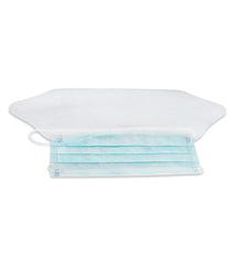 KEMP USA Surgical Face Masks with Ear Loops and Plastic Shield (Pack of 50)