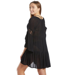 O'Neill Saltwater Solids Bell Sleeve Cover Up