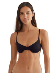 Polo Ralph Lauren Women's Black Icons Underwire Balconette Bikini Top