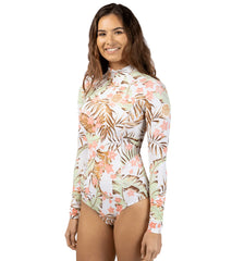 Rip Curl Women's La Quinta Long Sleeve UPF 50 One Piece Swimsuit