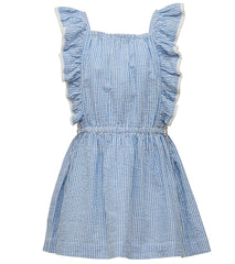 Snapper Rock Girls' Cornflower Frilled Beach Dress (Toddler, Little Kid)