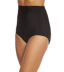Penbrooke Swimwear Solid Ultra High Waist Pant Bikini Bottom