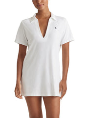 Polo Ralph Lauren Women's Terry Collar Cover Up Dress