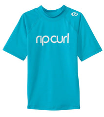 Rip Curl Girl's Dawn Patrol Short Sleeve Rash Guard
