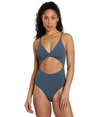 O'Neill Women's Saltwater Solids Twisted One Piece Swimsuit