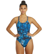 Nike Women's Hydrastrong Tie Dye Spiderback One Piece Swimsuit