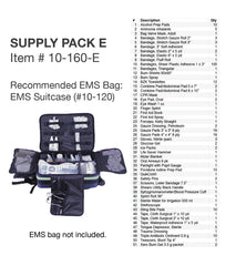 KEMP USA Medical Supply Pack E