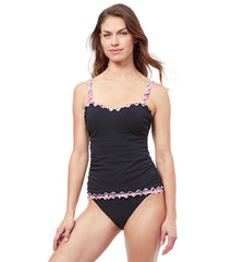 Profile by Gottex Women's Pretty Wild Ruffle Tankini (D-Cup)