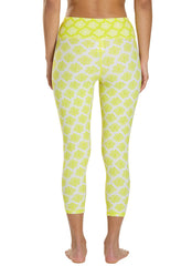 Sporti Active Coral Bloom Swim Capri Legging