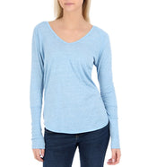 Hurley Girls' Solid Skinny L/S Hooded Shirt
