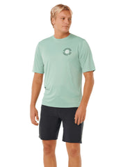 Rip Curl Men's Pacific Rinse Surflite UPF Short Sleeve Surf Shirt