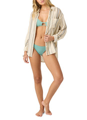 O'Neill Women's Leni Stripe Relaxed Long Sleeve Top