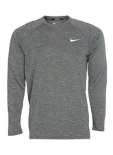 Nike Men's Heather Long Sleeve Hydroguard Swim Shirt