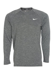 Nike Men's Heather Long Sleeve Hydroguard Swim Shirt